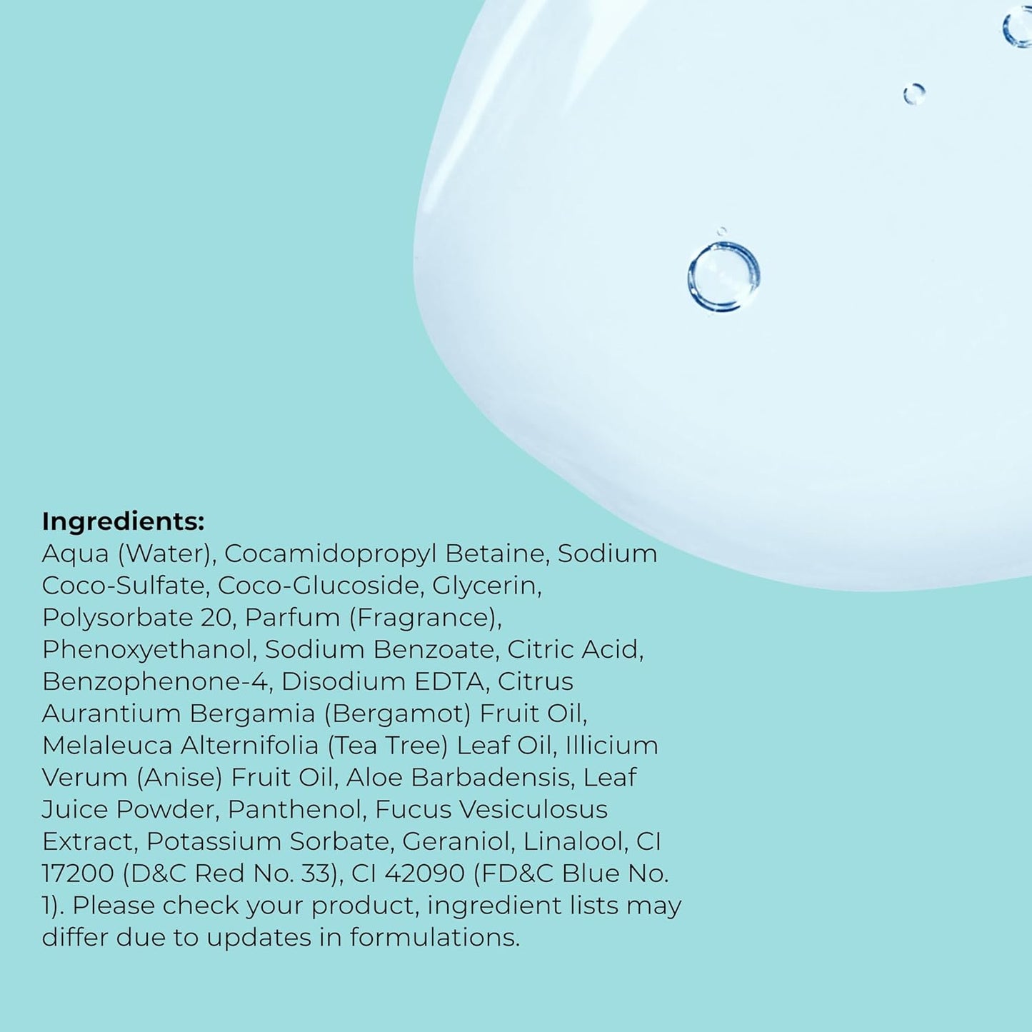 | LA LA LAGOON | Luxury Bath and Shower Gel for Cleansing, Fresh Skin, Smooth Texture, Natural Ingredients, Free from Parabens, Phthalates and Sulphates, Cruelty-Free, Vegan 5 Fl.Oz.