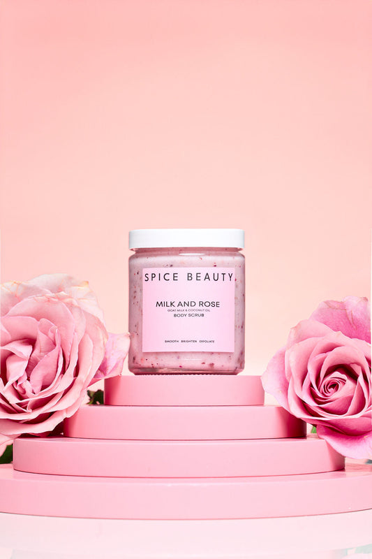 Milk & Rose Body Scrub-1