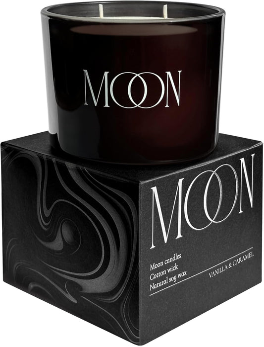 Luxury candle | Vanilla & Caramel Black | Non Toxic