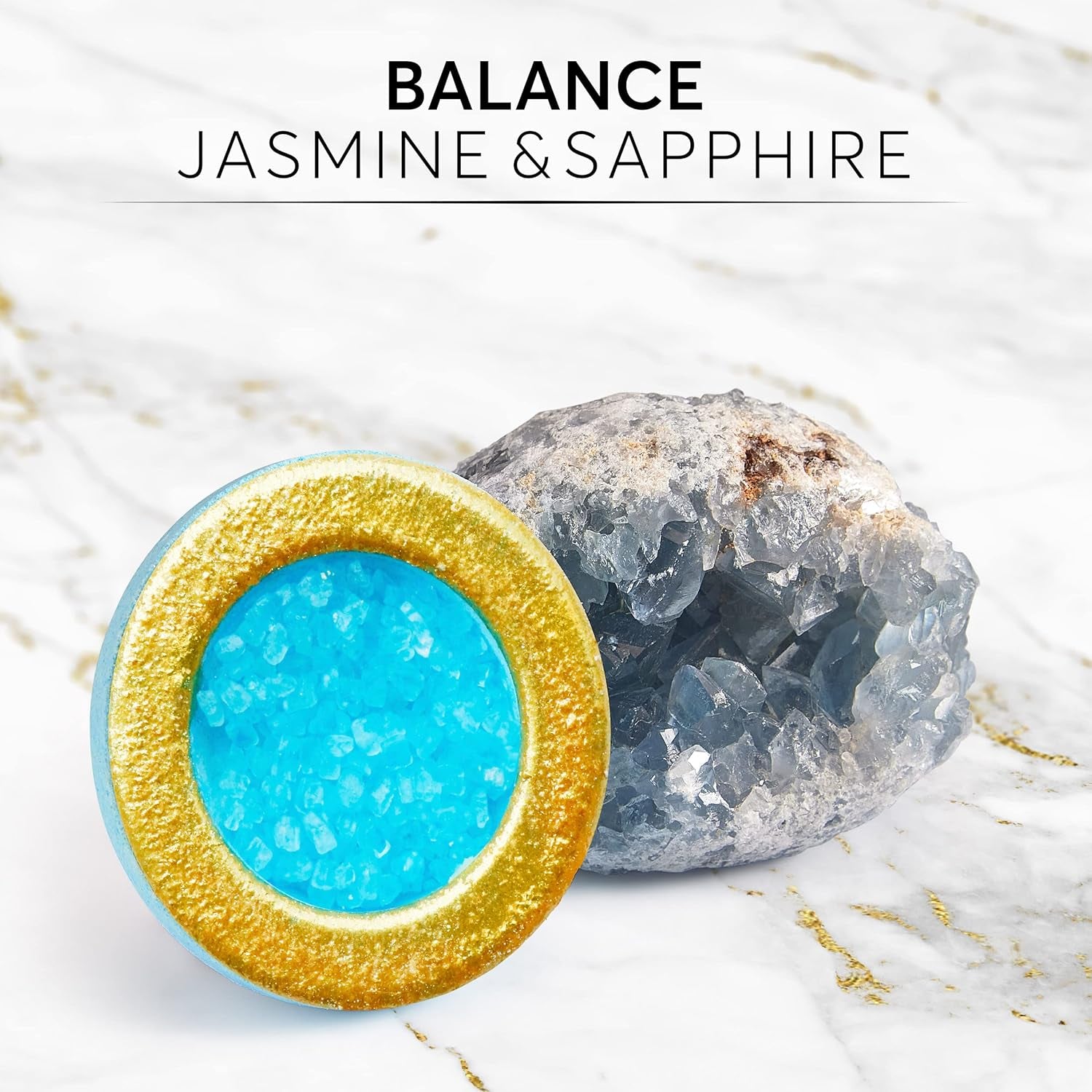 Crystal Shower Steamers - 100% Natural Organic 8 Pack Aromatherapy Bombs