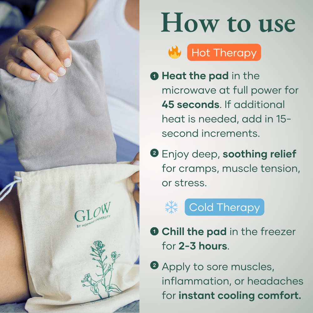 All-Natural Flaxseed and Lavender Pad by Glow by Hormone University-2