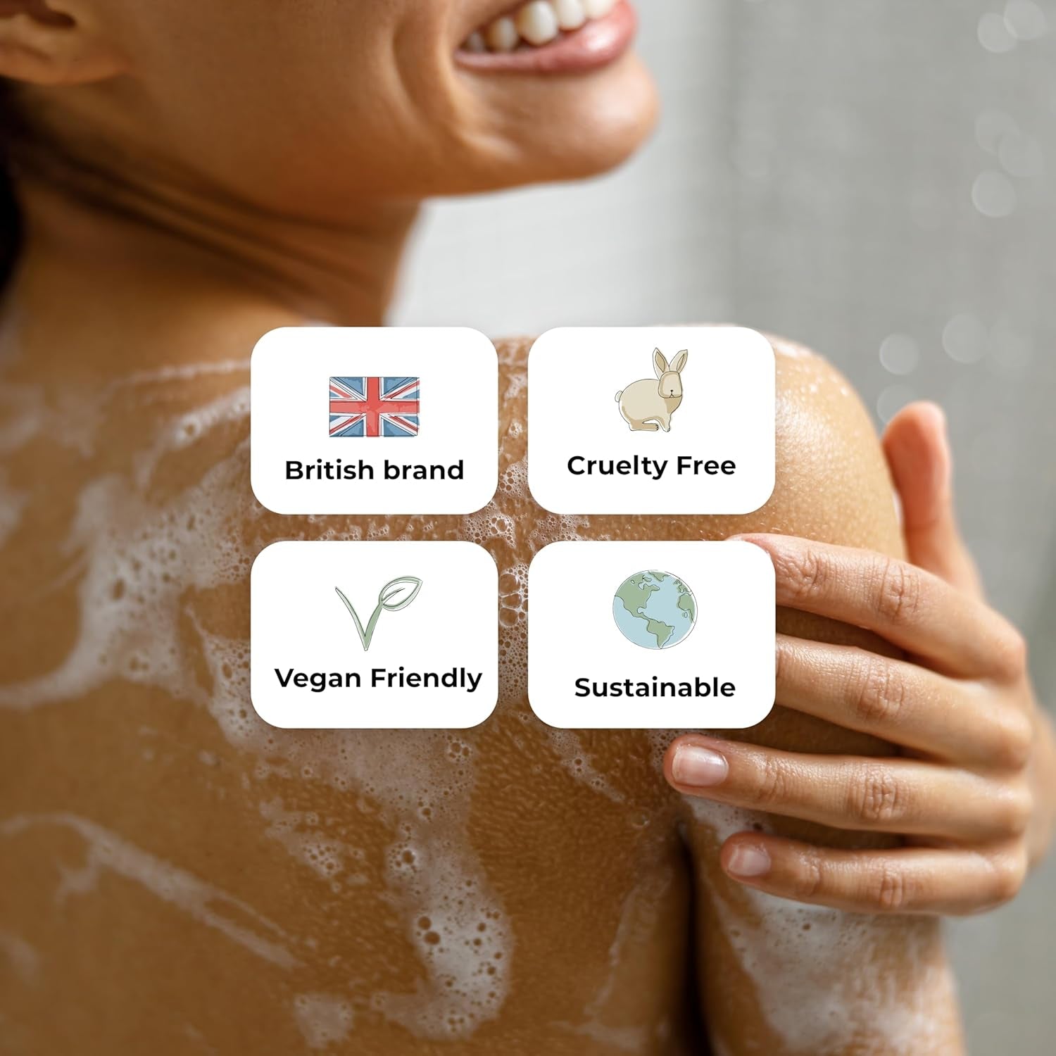 | LA LA LAGOON | Luxury Bath and Shower Gel for Cleansing, Fresh Skin, Smooth Texture, Natural Ingredients, Free from Parabens, Phthalates and Sulphates, Cruelty-Free, Vegan 5 Fl.Oz.