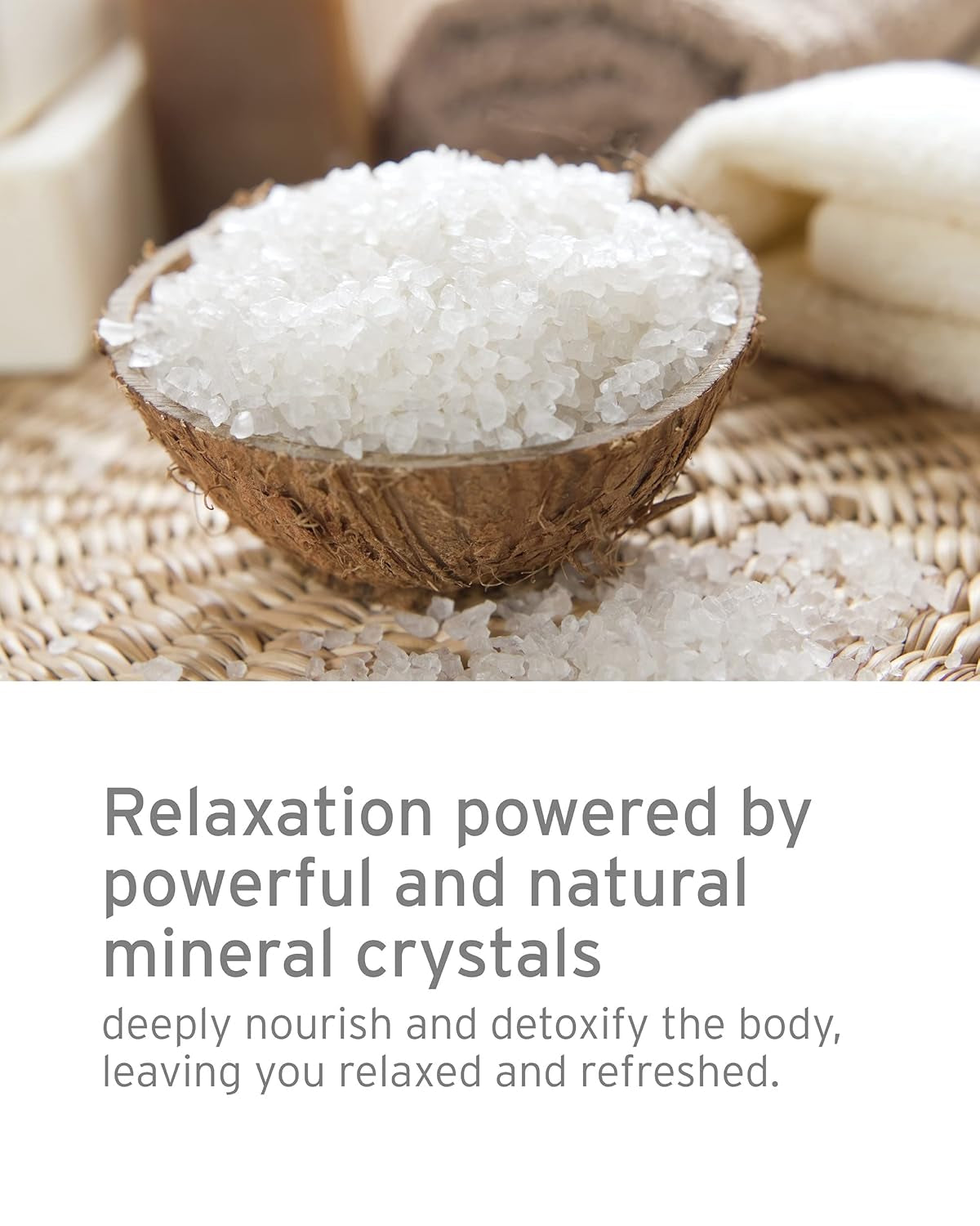 Mineral Wellness Soak with Magnesium | Natural Minerals Detoxify the Body & Soften Skin (16 Fl Oz)