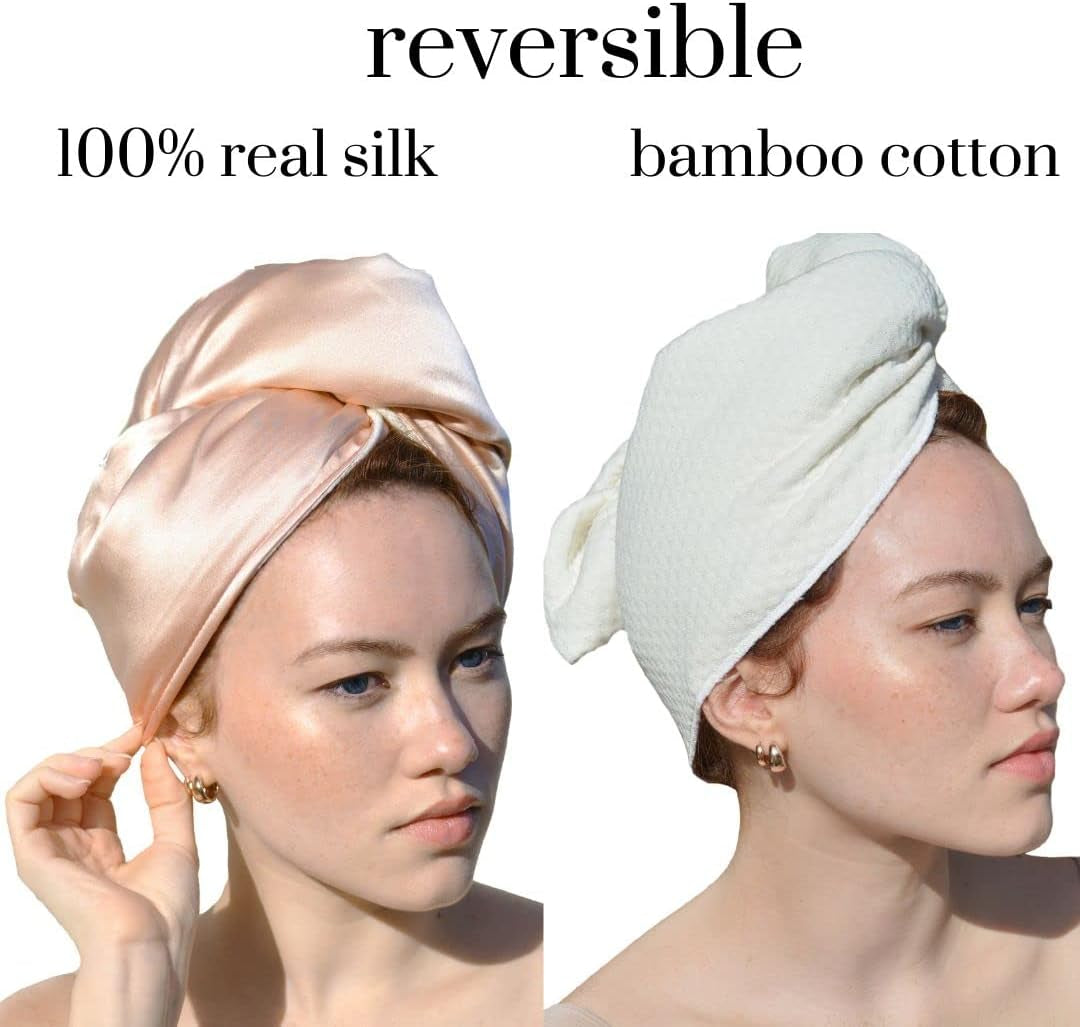 Pure Silk Hair Towel 