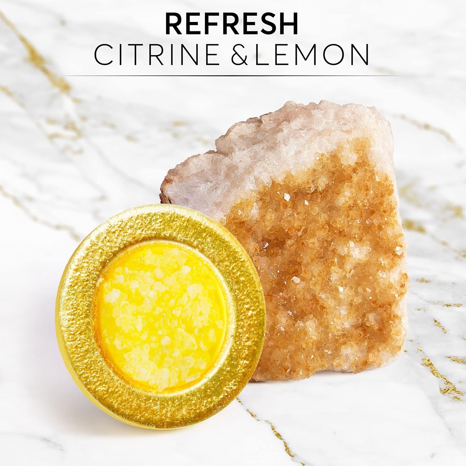 Crystal Shower Steamers - 100% Natural Organic 8 Pack Aromatherapy Bombs