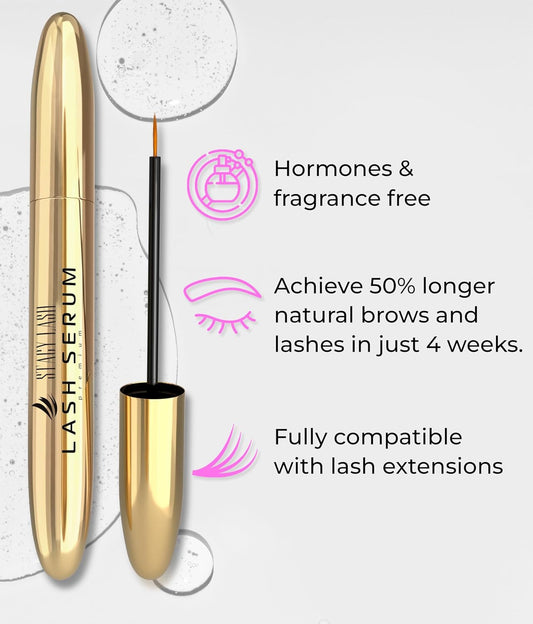 Lash Shampoo 100Ml+ Eyelash Growth Serum Cleaning Kit of Eye Makeup Remover (Cleanser) + Brush & Eyelash Serum for Eyelash Growth and Thickness