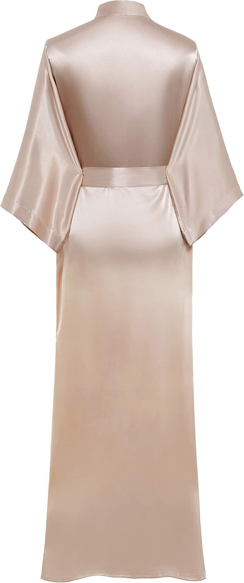 Women Long Silky Kimono Bathrobe