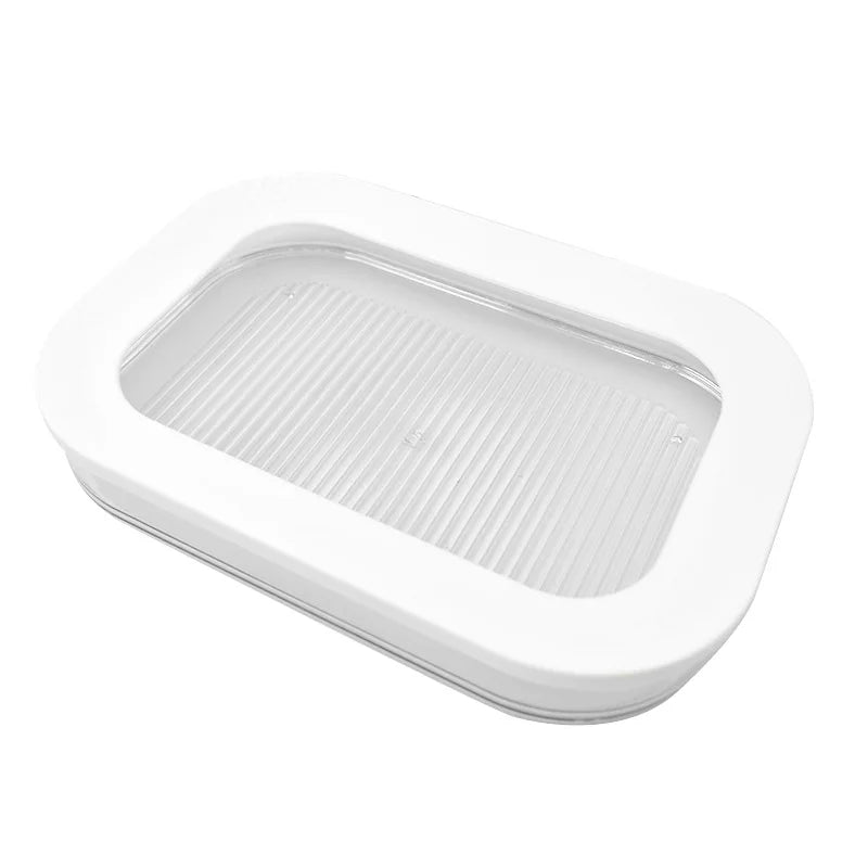 Round Food Storage Containers with Lids | Stackable, Clear Boxes for Deli Meats & Cheese