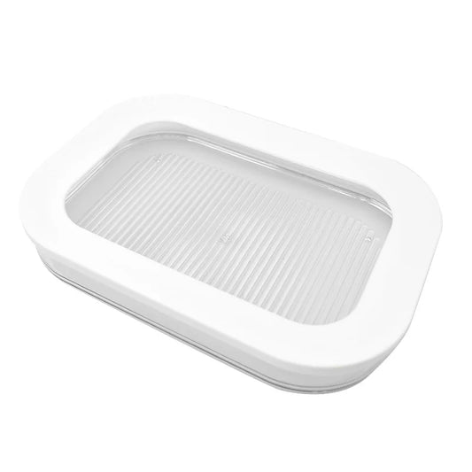 Round Food Storage Containers with Lids | Stackable, Clear Boxes for Deli Meats & Cheese