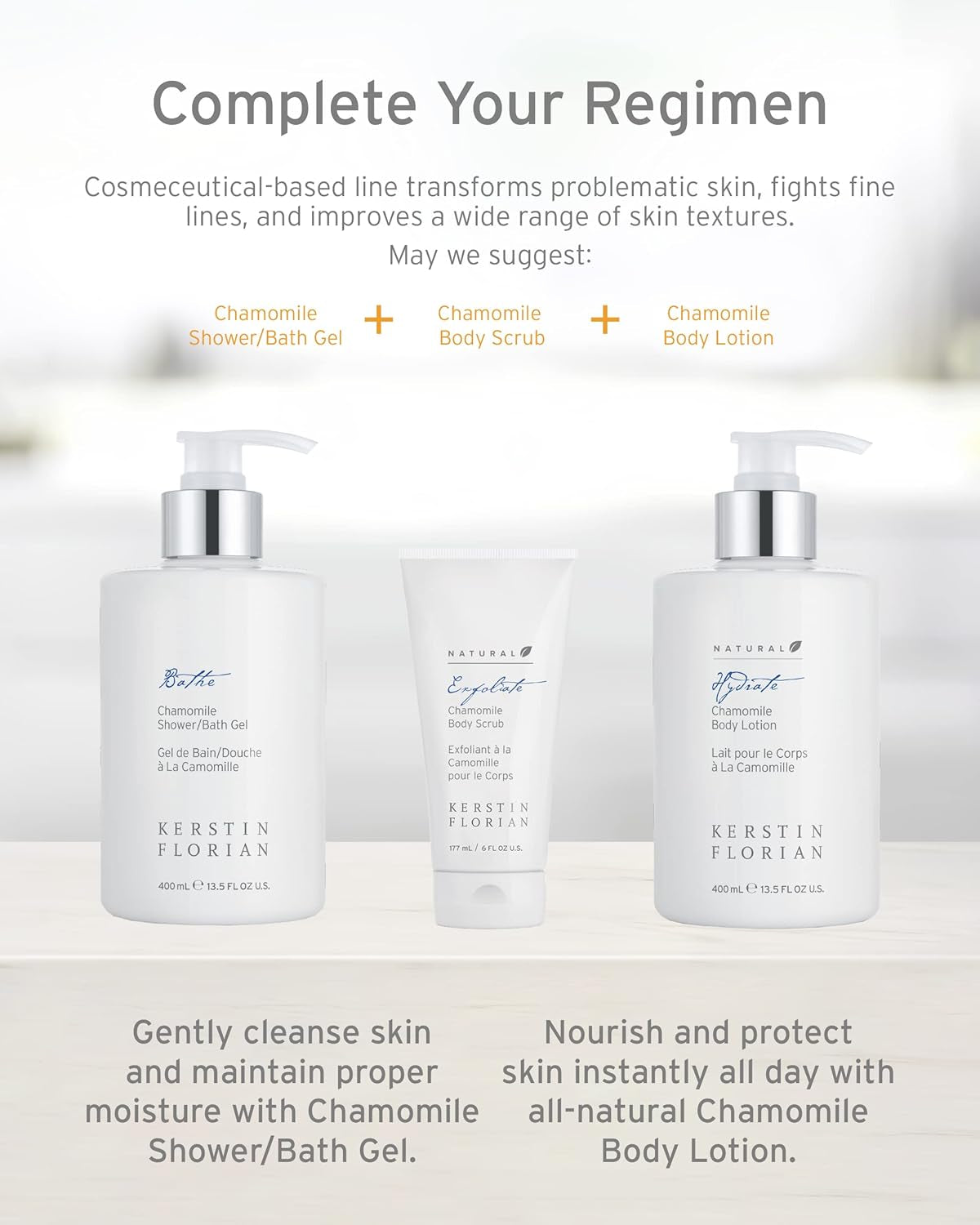 Natural Chamomile Body Scrub  6 Fl Oz