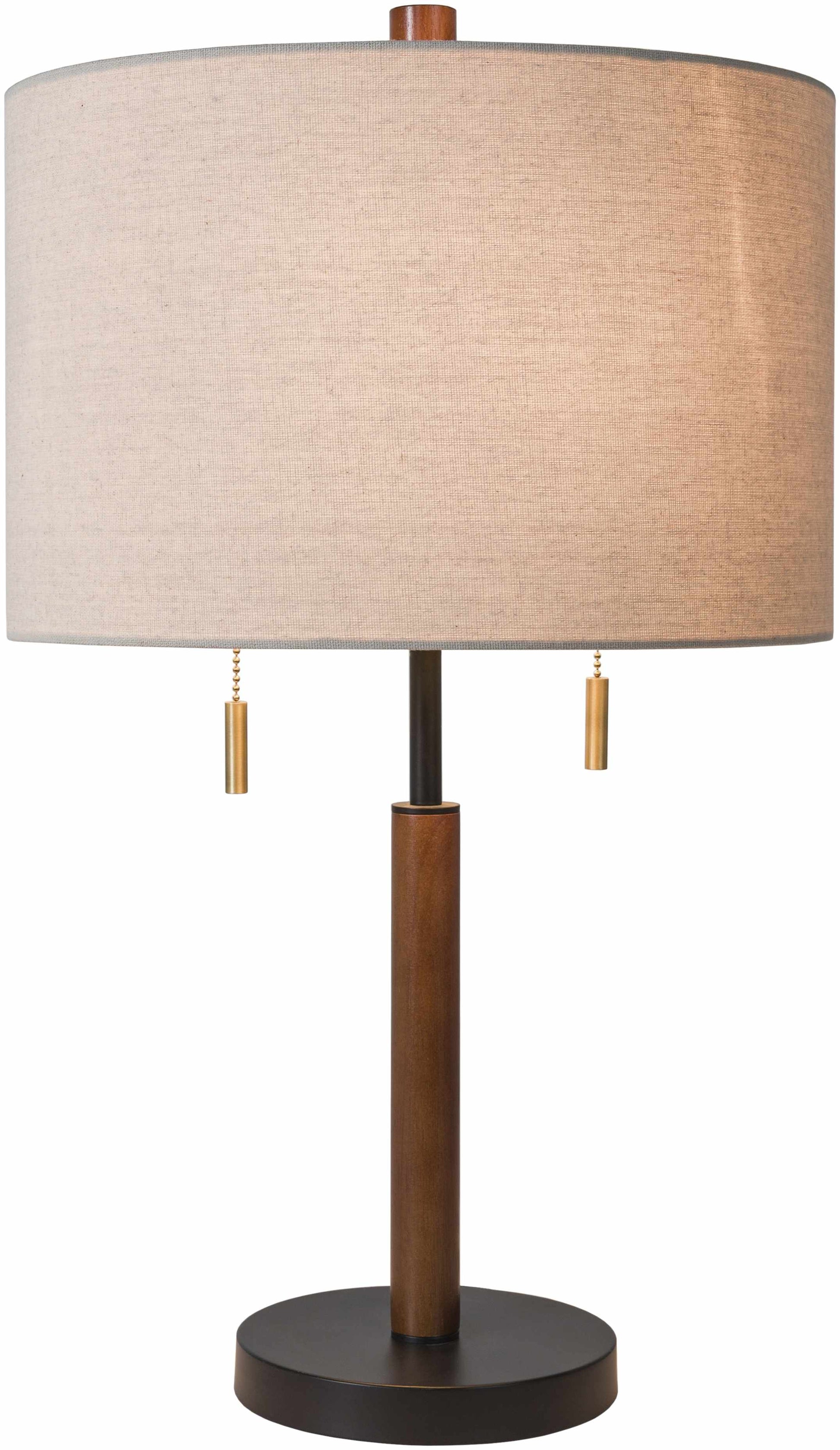 Camprodon White & Beige Contemporary Table Lamp-2