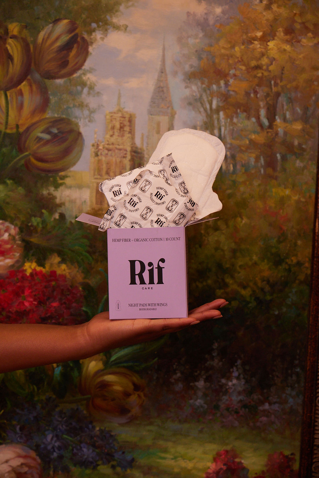 Organic Long Pads with wings - Night 3 pack Bundle-1